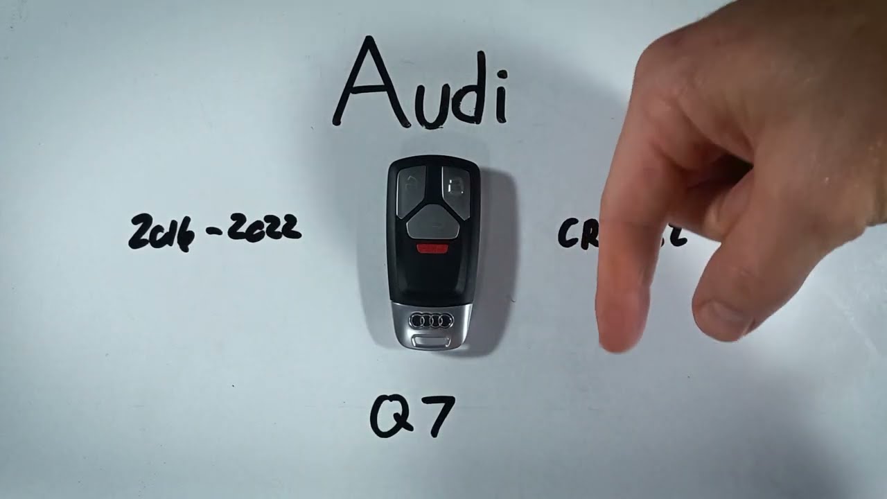 How to Replace Your Audi Q7 Key Battery: A Step-by-Step Guide