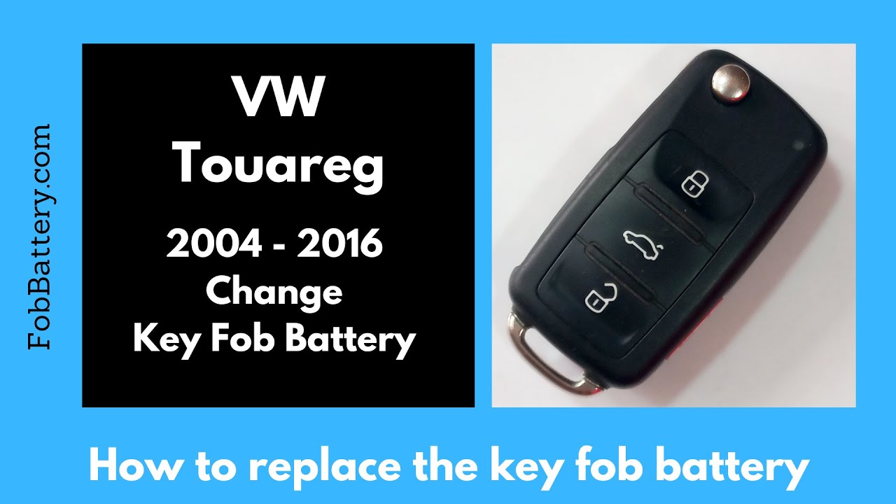 How to Replace the Battery in Your Volkswagen Touareg Key Fob (2004 - 2016)