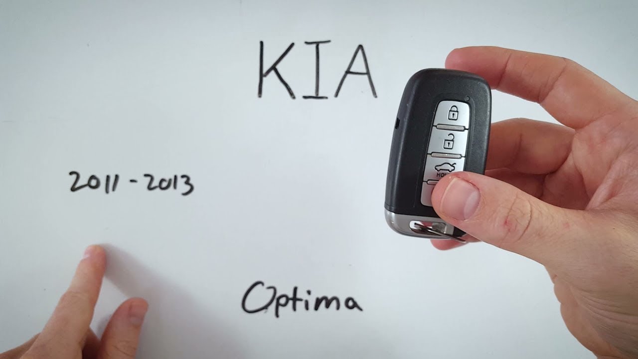 Kia Optima Key Fob Battery Replacement Guide (2011 - 2013)