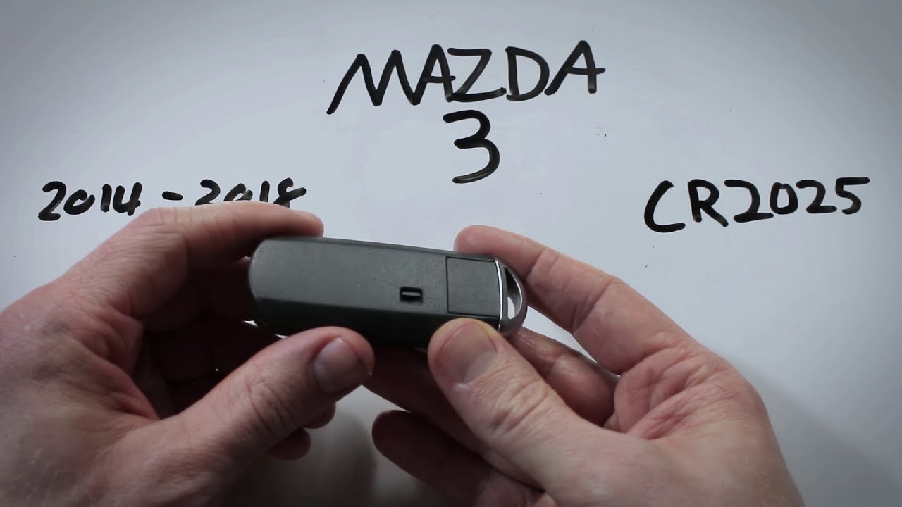 How to Replace the Battery in a Mazda 3 Smart Key Fob (2014-2018)