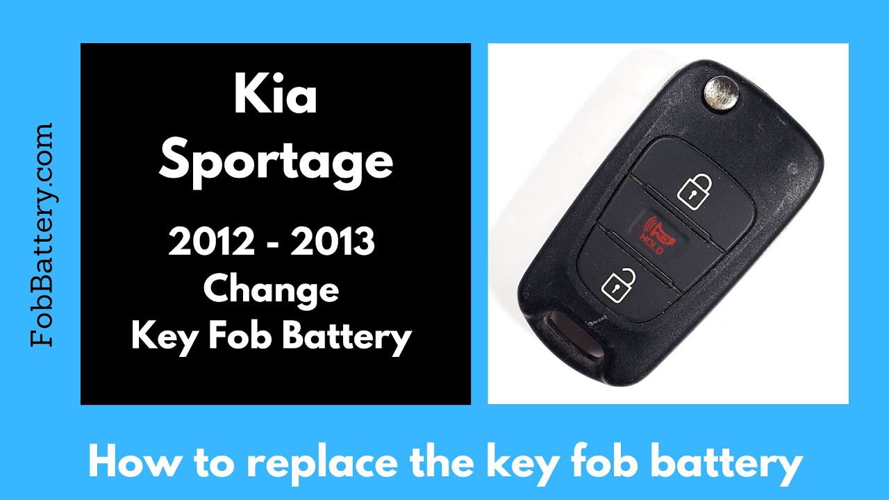 Kia Sportage Key Fob Battery Replacement (2012 - 2013)