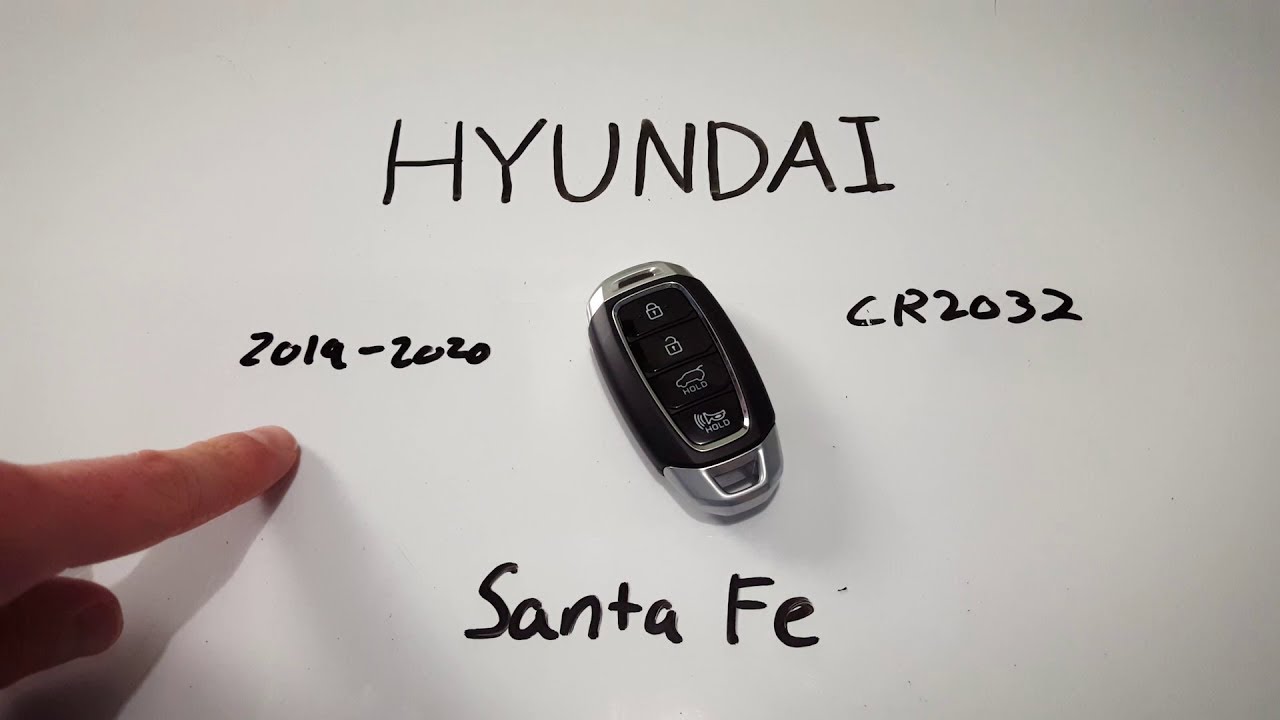 How to Replace the Battery in Your Hyundai Santa Fe Key Fob (2019 – Present)