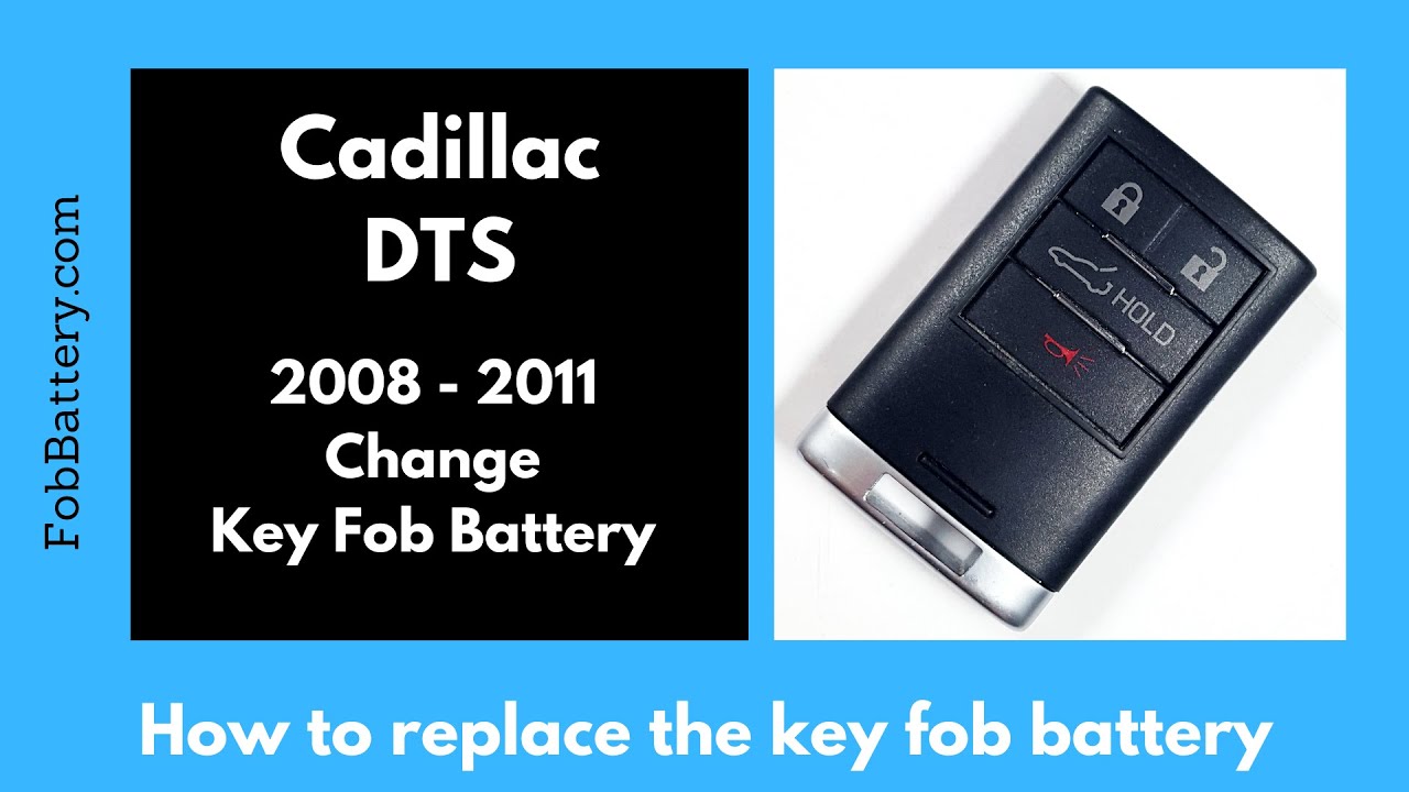 Cadillac DTS Key Fob Battery Replacement (2008 - 2011)