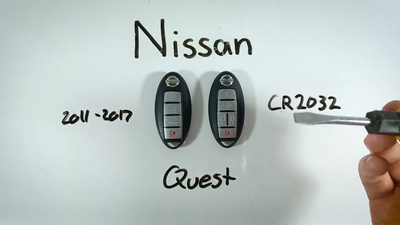 Nissan Quest Key Fob Battery Replacement Guide (2011 - 2017)