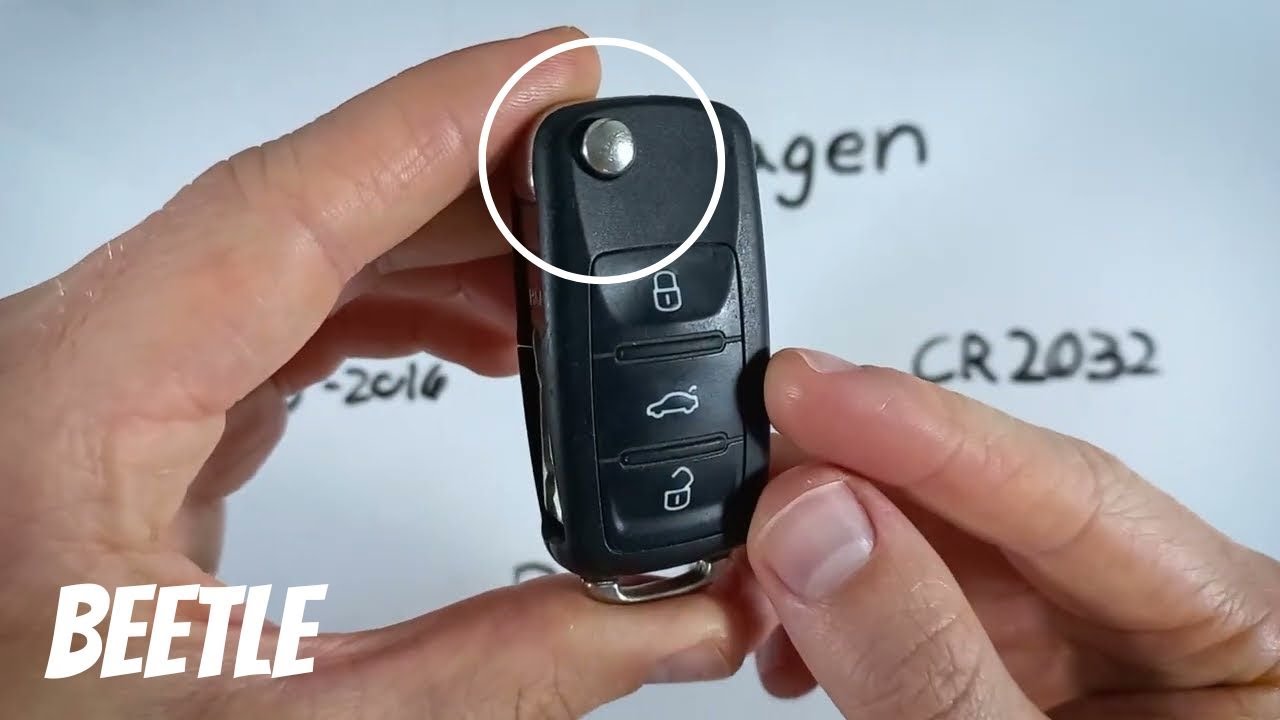 Volkswagen Beetle Key Fob Battery Replacement (2010 - 2016)