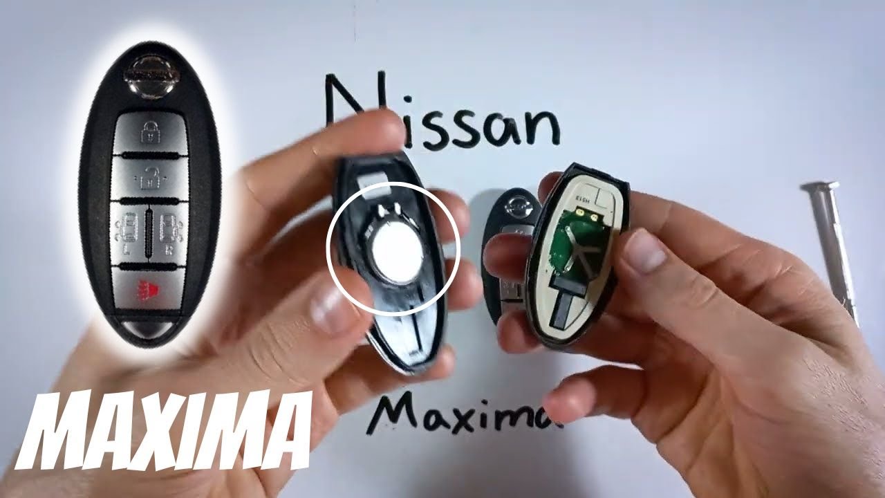 Nissan Maxima Key Fob Battery Replacement (2007 – 2021)