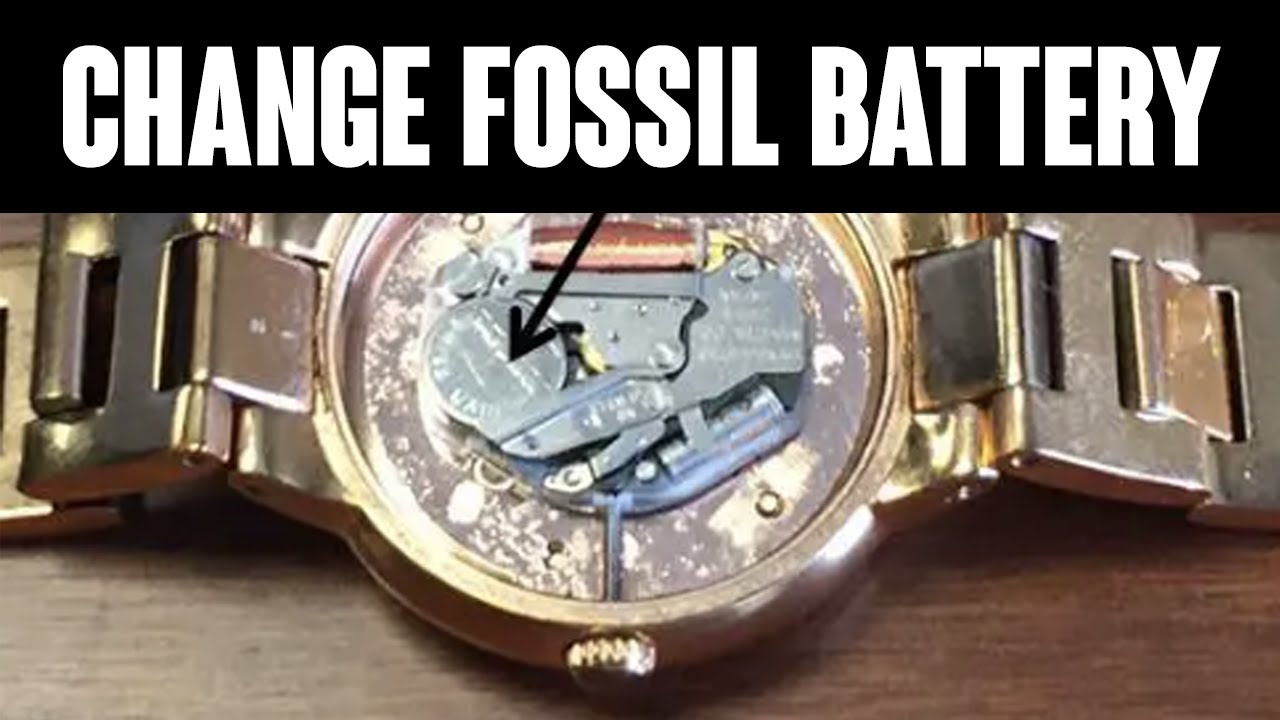 How to Replace a Dead Fossil Watch Battery: A Step-by-Step Guide