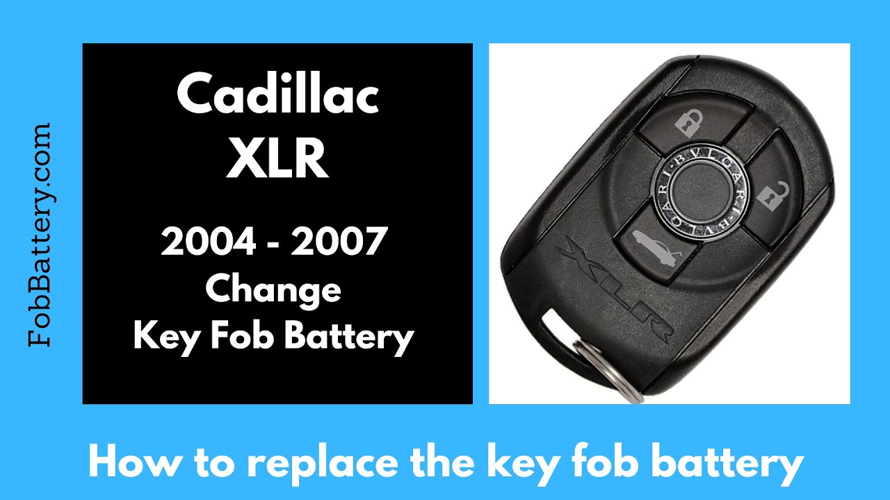 How to Replace the Battery in a Cadillac XLR Key Fob (2004 - 2007)