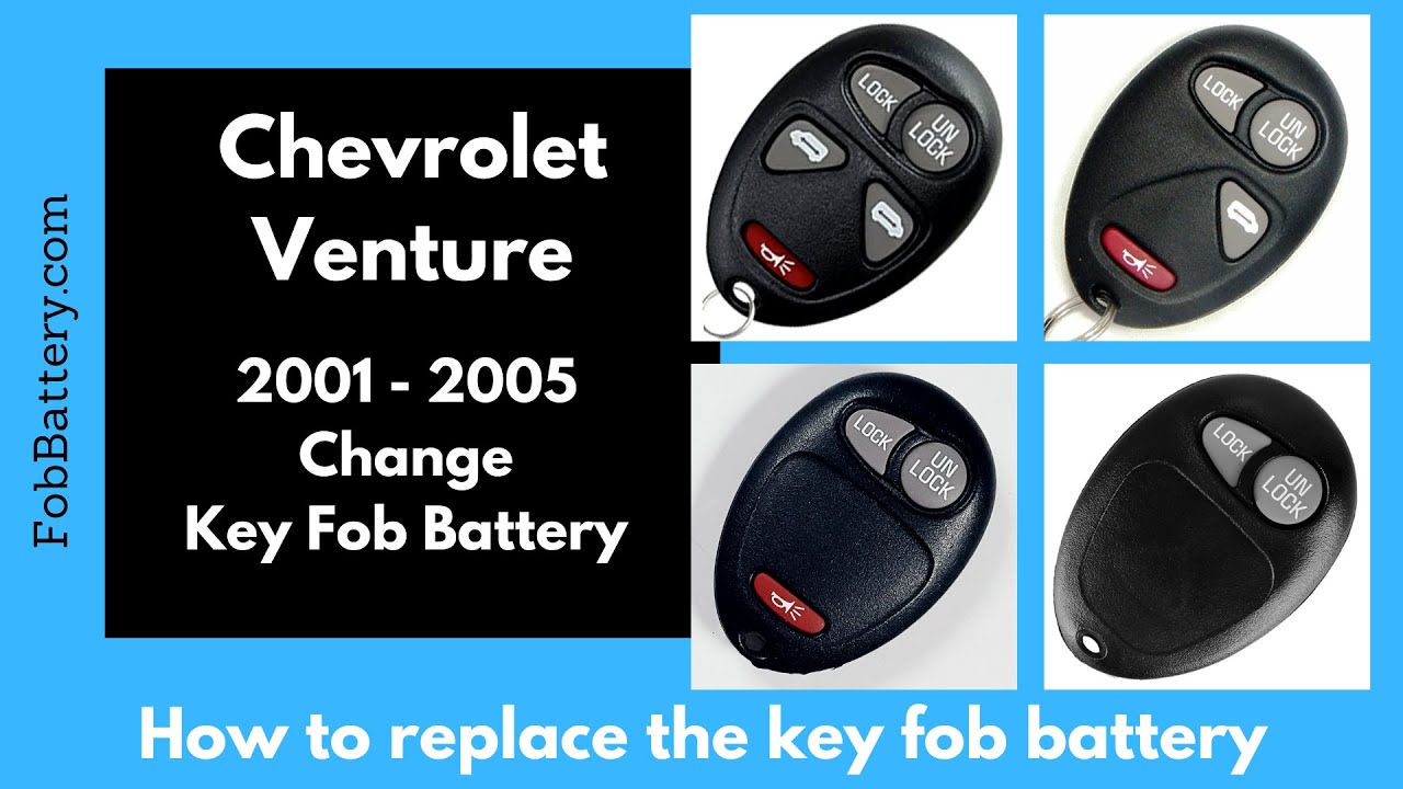 How to Replace the Battery in Your Chevy Venture Key Fob