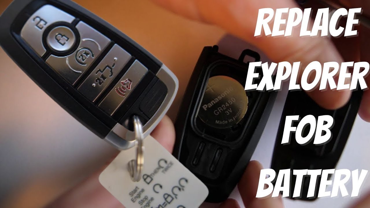 How to Replace the Battery in a Ford Explorer Key Fob (2018-2023)