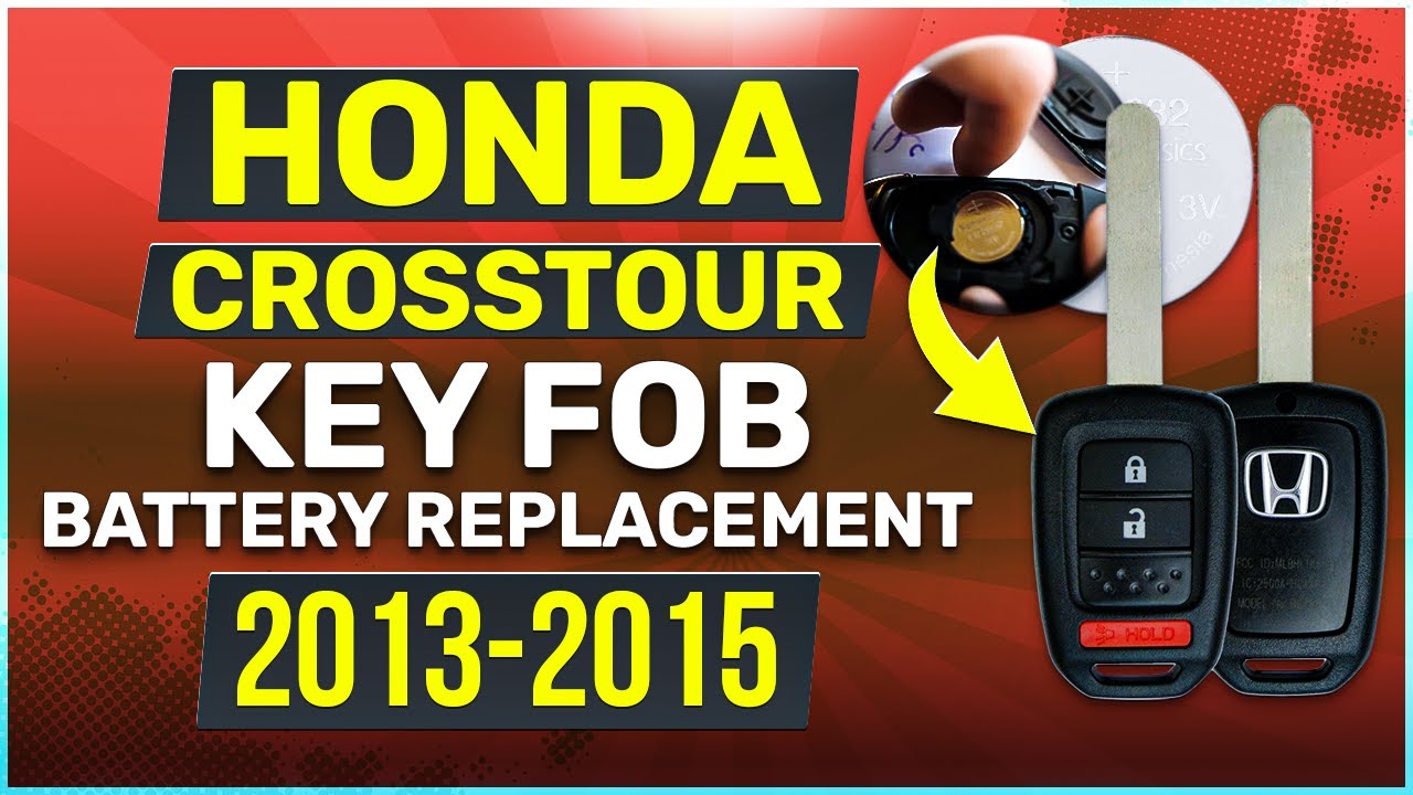 How to Replace the Honda Crosstour Key Battery