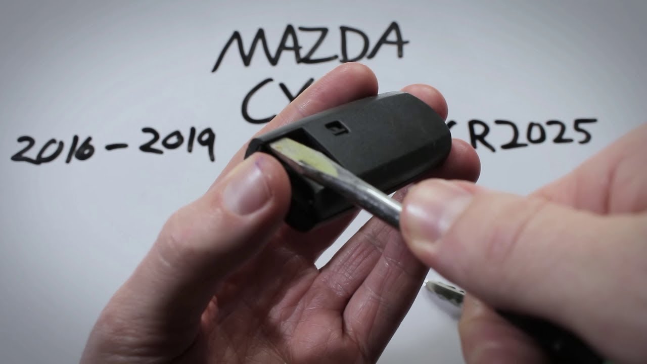 Mazda CX-3 Smart Key Fob Battery Replacement (2016 – 2019)