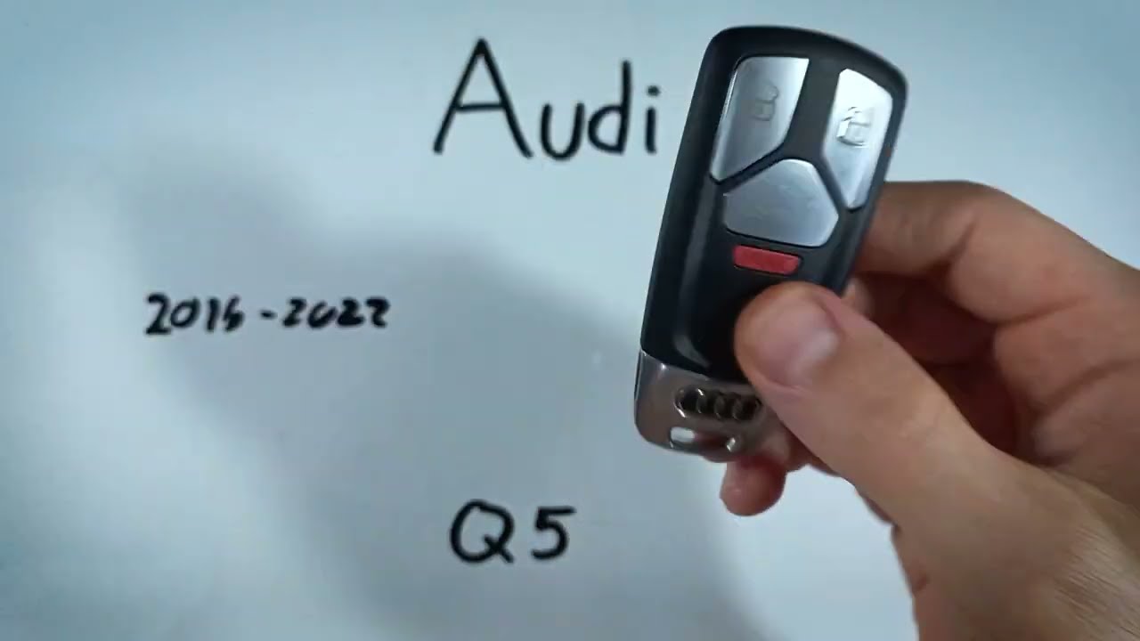 Audi Q5 Key Fob Battery Replacement (2016 - 2022)