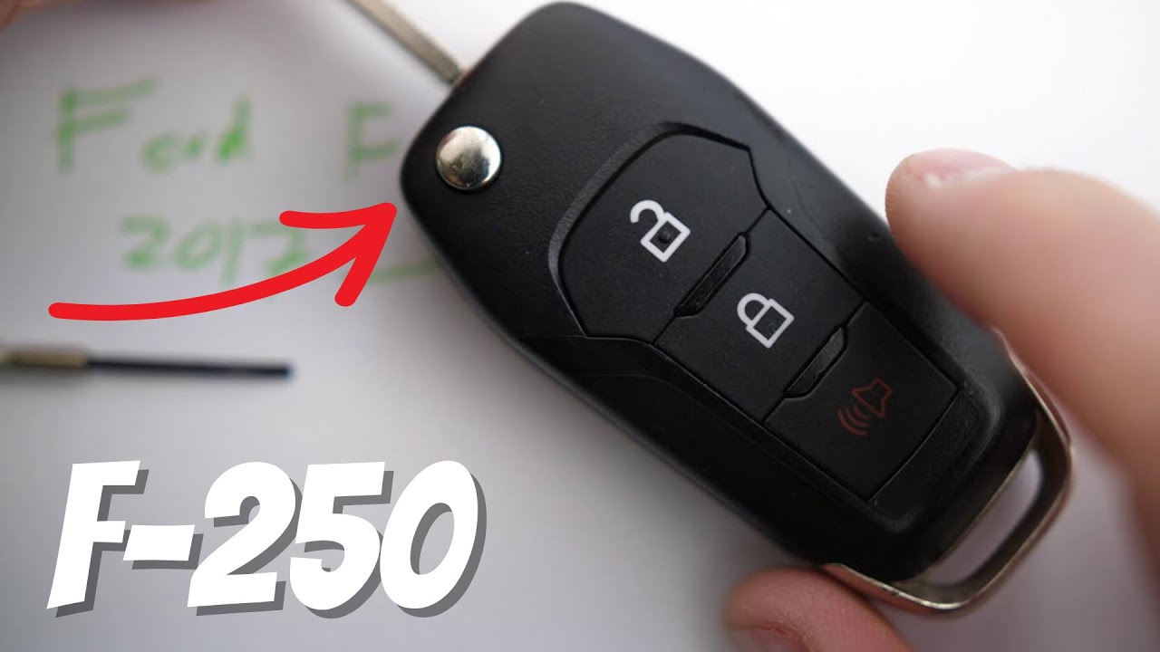 How to Replace the Battery in a Ford F-250 Remote Key Fob