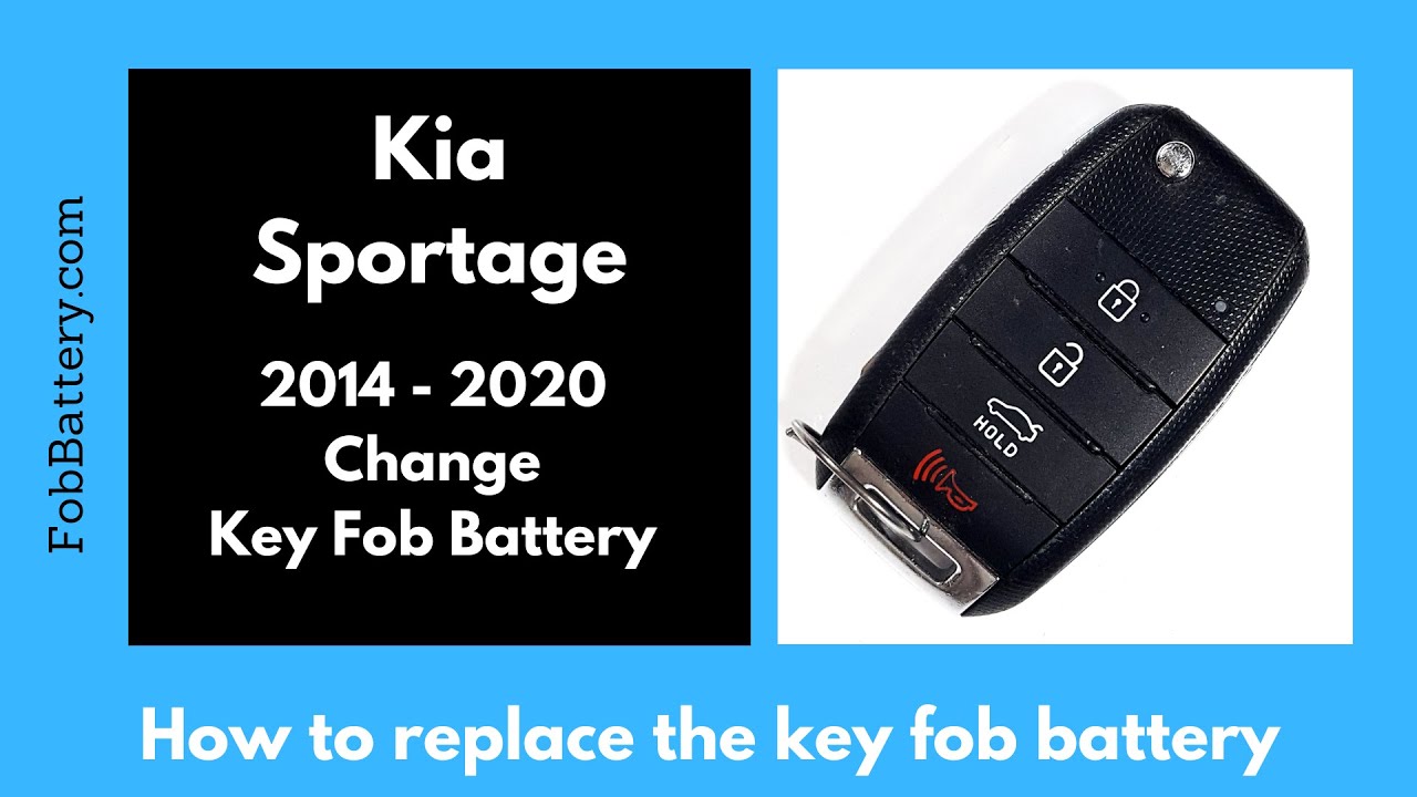 Kia Sportage Key Fob Battery Replacement Guide (2014 - 2020)