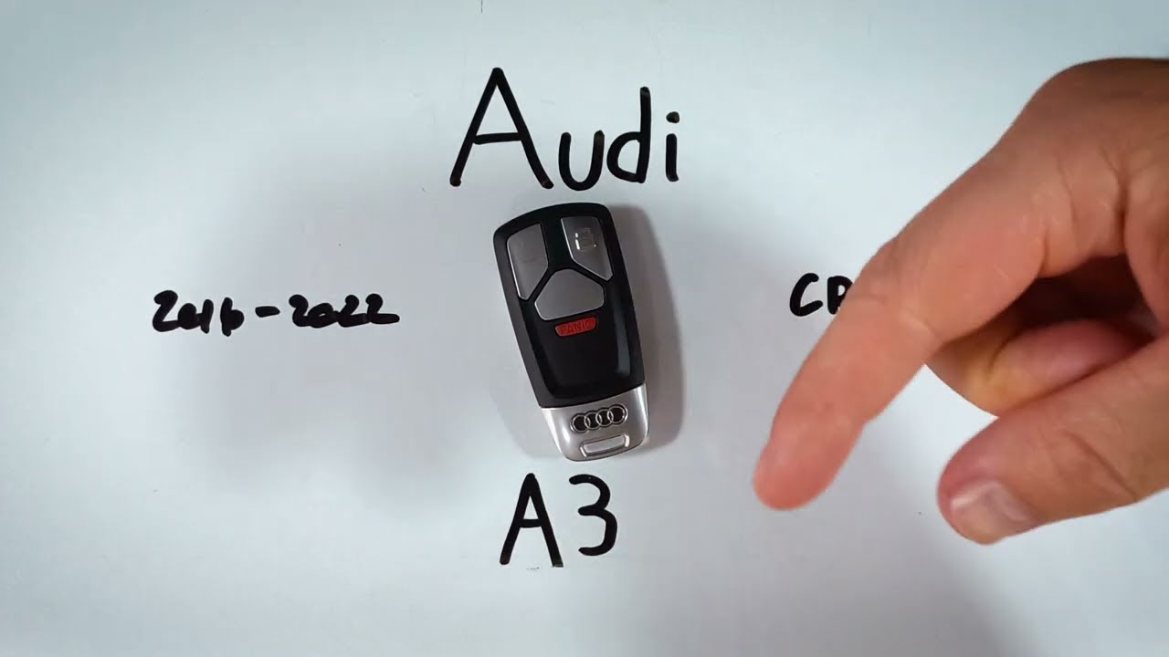 Audi A3 Key Fob Battery Replacement (2016 - 2022)