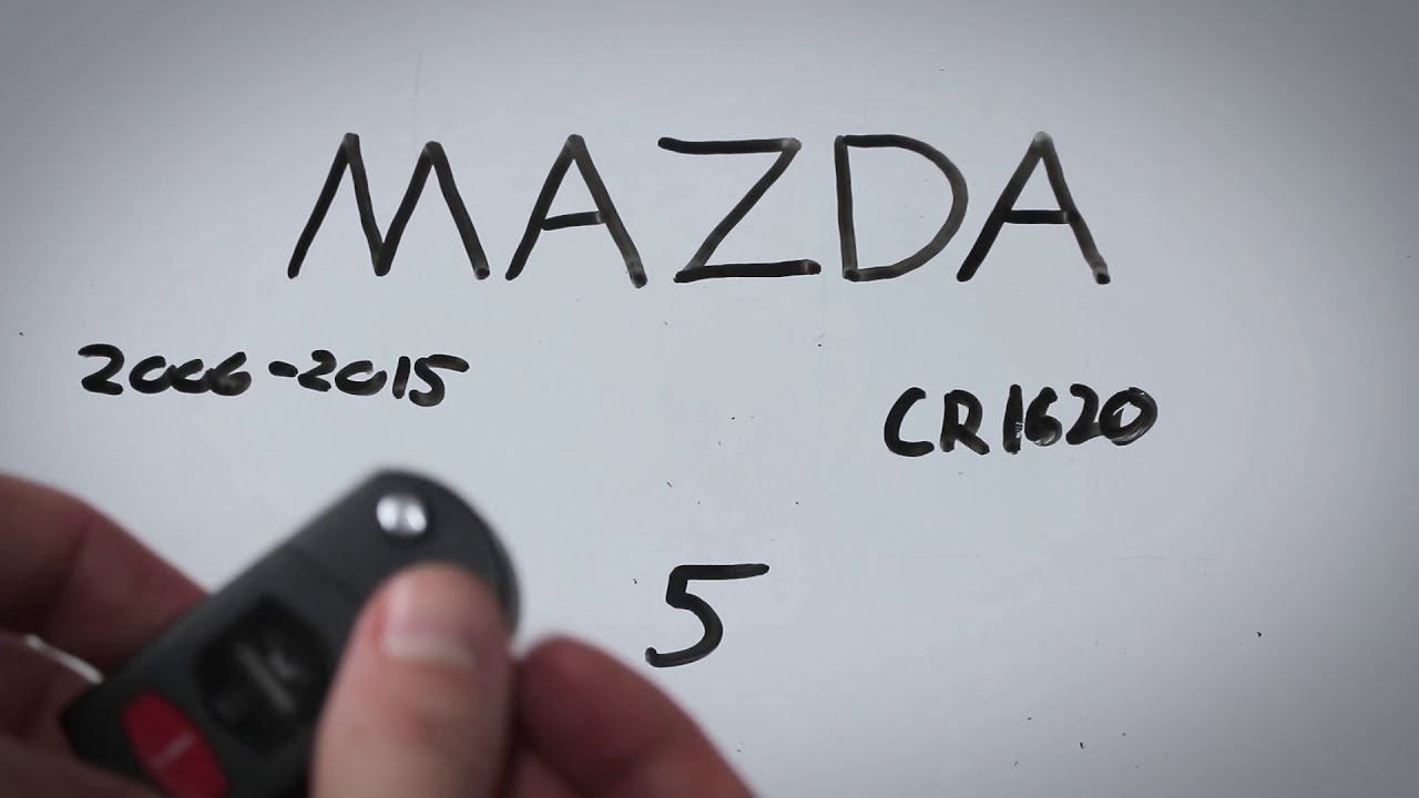 How To Change The Battery On Your Mazda 5 Key Fob