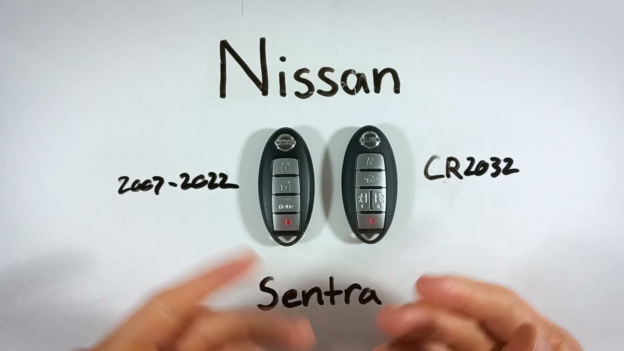 Nissan Sentra Key Fob Battery Replacement (2007 – 2022)