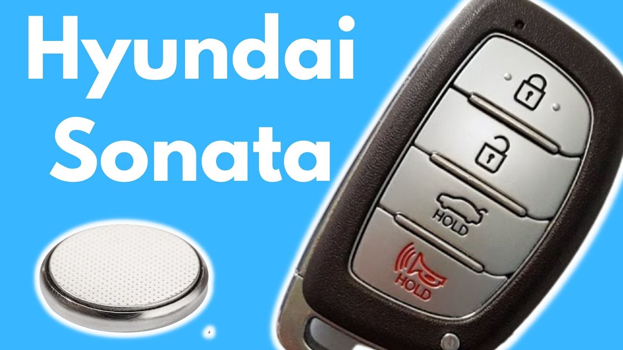 Hyundai Sonata Key Fob Battery Replacement (2015 – 2020)