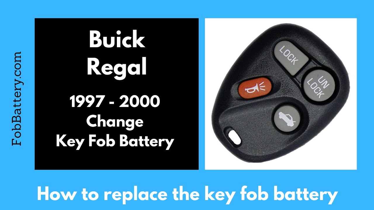 How to Replace the Battery in a Buick Regal Key Fob (1997 - 2000)