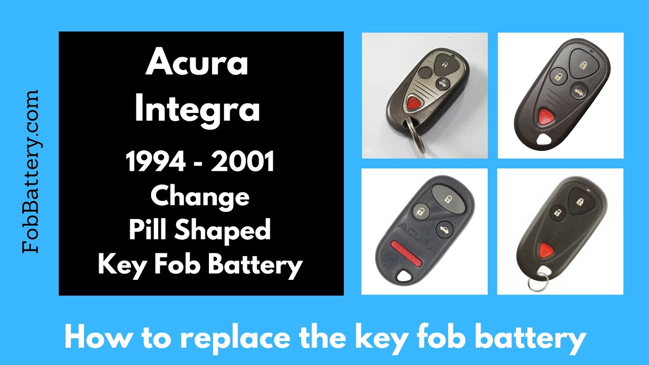 Acura Integra Key Fob Battery Replacement (1994 - 2001)