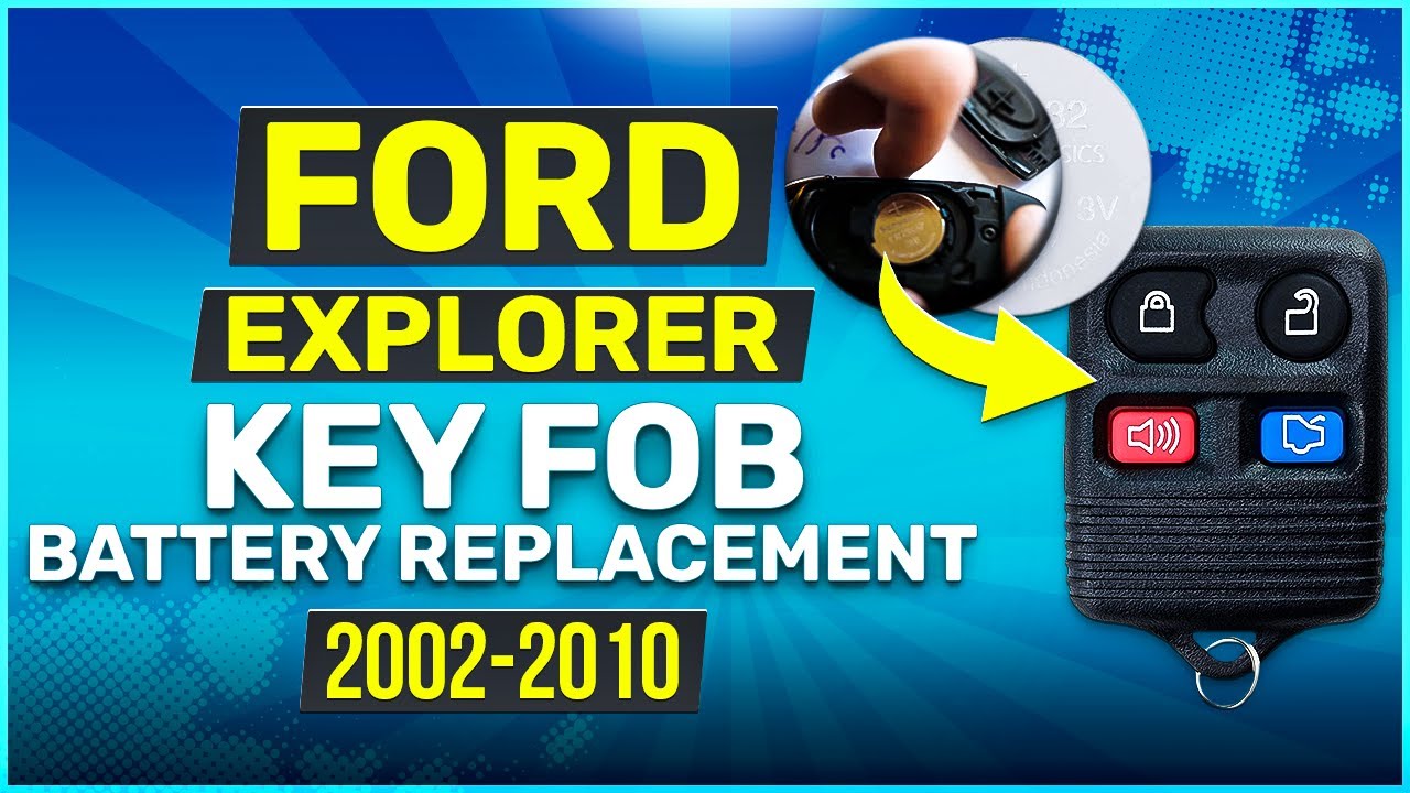 How to Replace the Battery in a 2002-2010 Ford Explorer Square Key Fob
