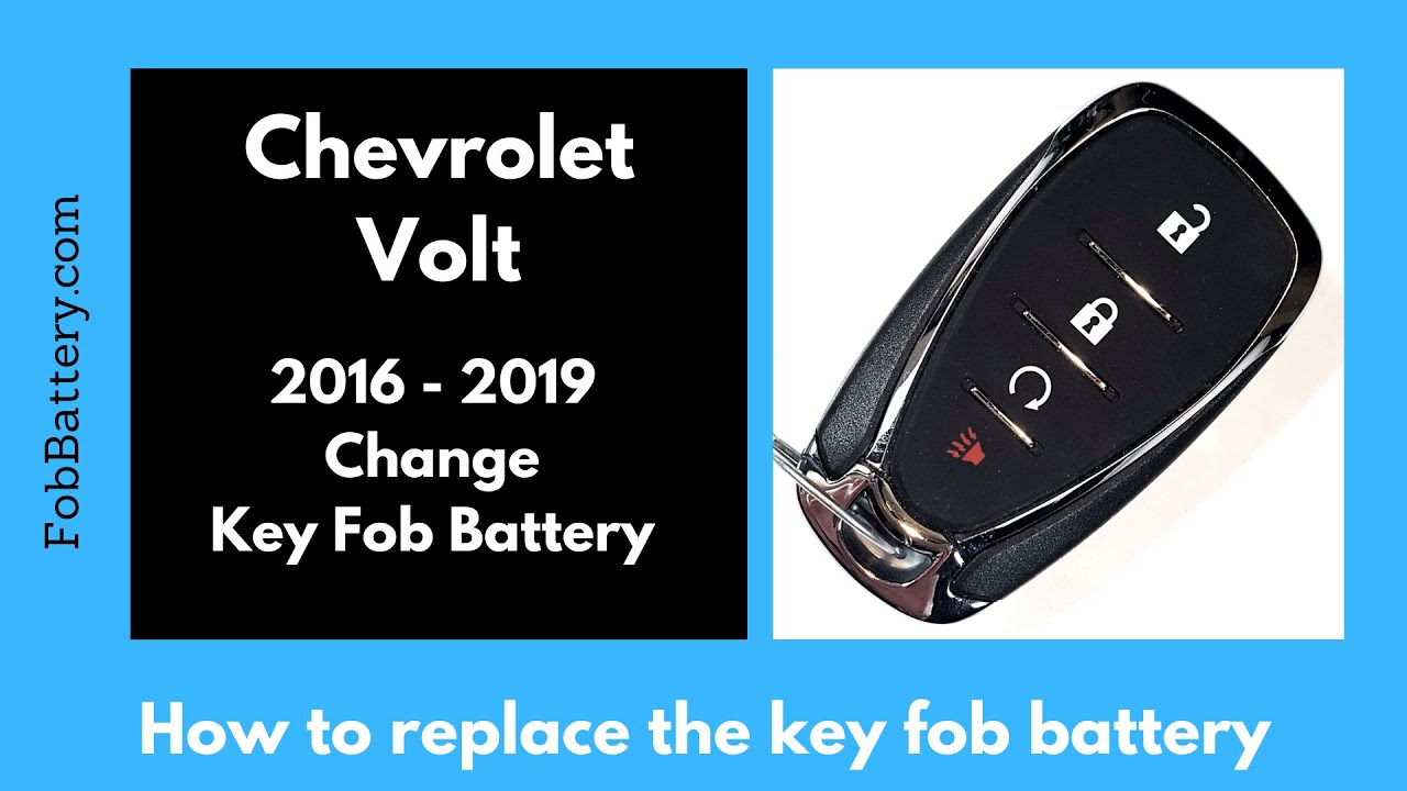 How to Replace the Battery in Your Chevy Volt Key Fob