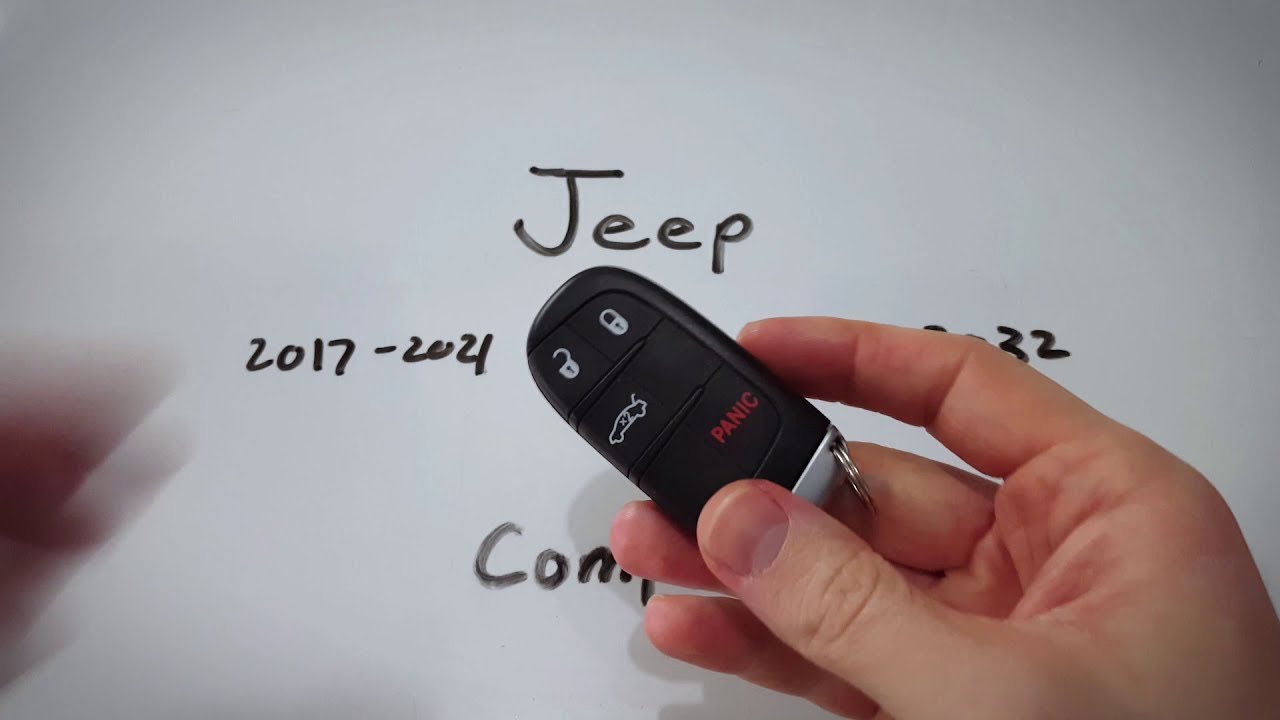 How to Replace the Battery in a Jeep Compass Key Fob (2017 - 2021)