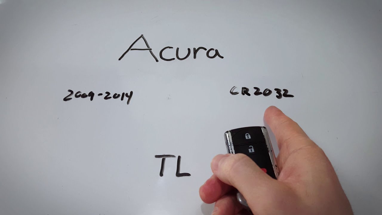 Acura TL Key Fob Battery Replacement Guide (2009 - 2014)
