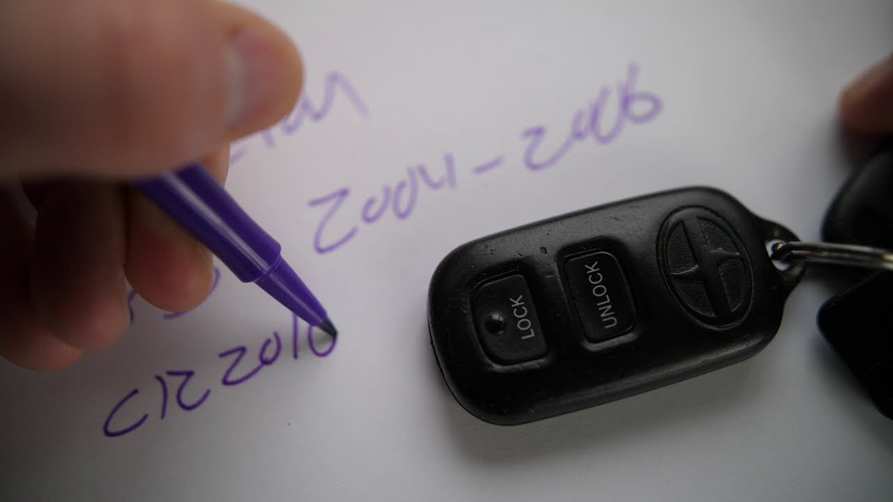 How to Replace the Key Fob Battery in a 2004-2006 Scion xB