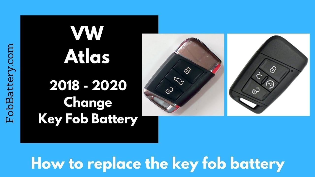 Volkswagen Atlas Key Fob Battery Replacement Guide