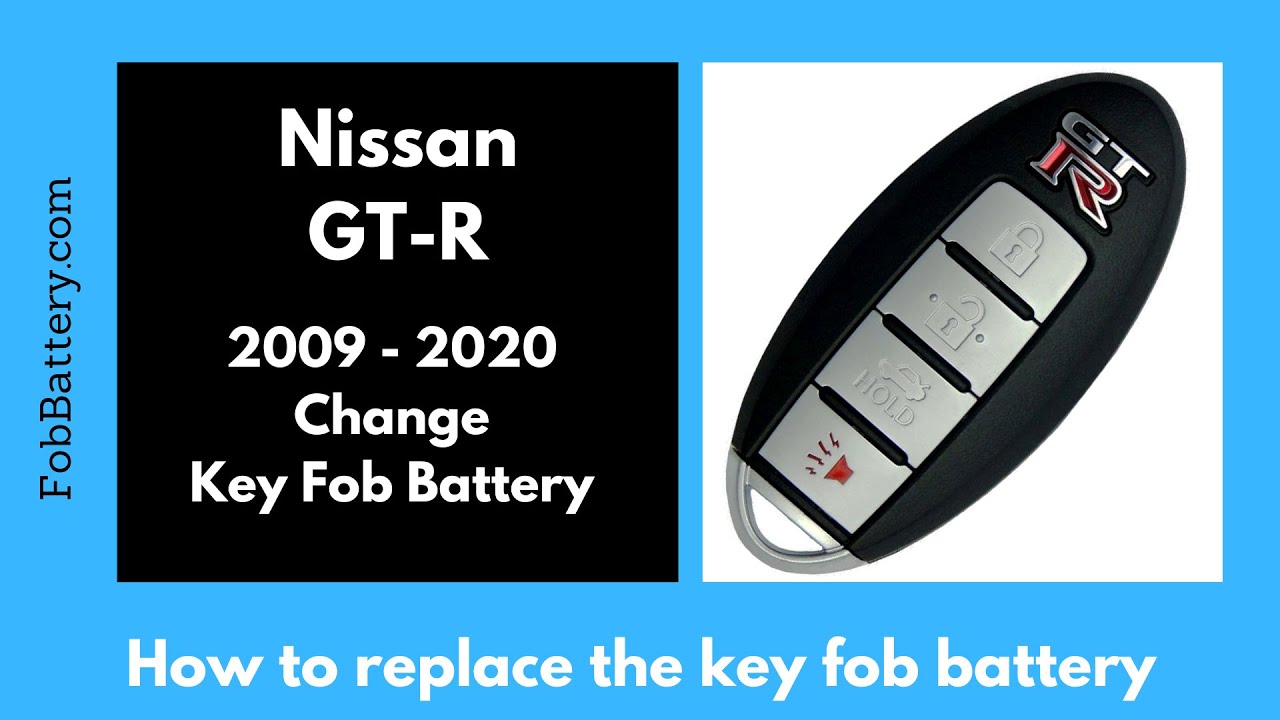 Nissan GT-R Key Fob Battery Replacement Guide (2009 - 2020)