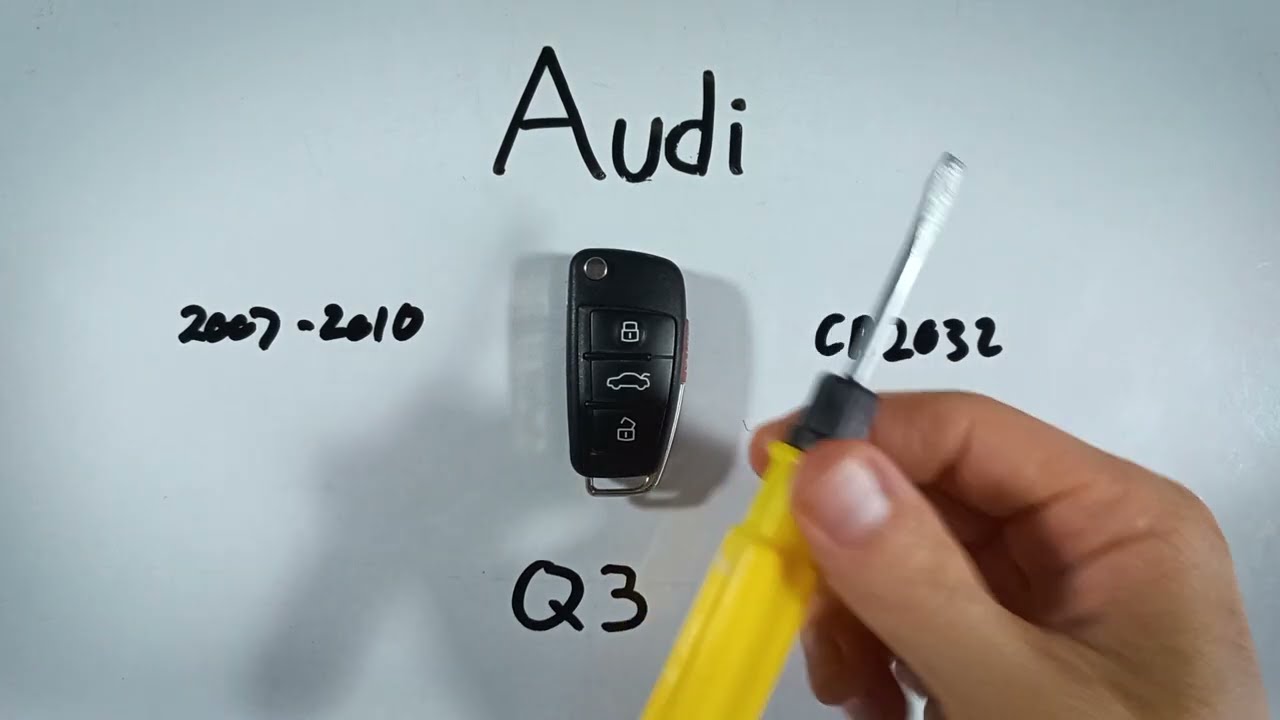 Audi Q3 Key Fob Battery Replacement (2007 – 2010)