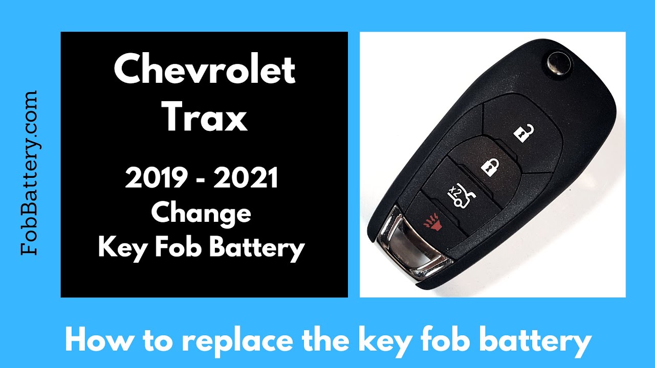 Chevrolet Trax Key Fob Battery Replacement (2019 - 2021)