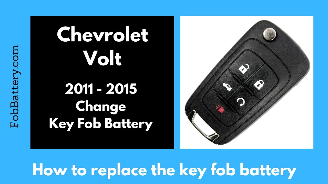 How To Replace The Battery In Your Chevy Volt Key Fob
