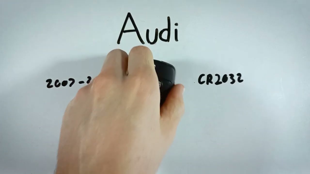 Audi RS 4 Key Fob Battery Replacement Guide (2007 - 2009)