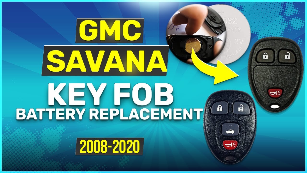 How to Replace the Battery in Your GMC Savana Key Fob (2008 - 2020)