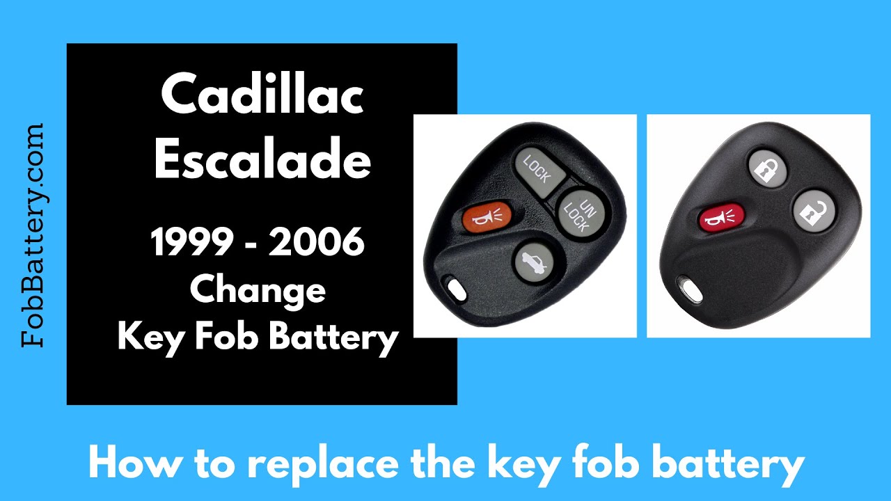 How to Replace the Cadillac Escalade Key Fob Battery (1999 – 2006)
