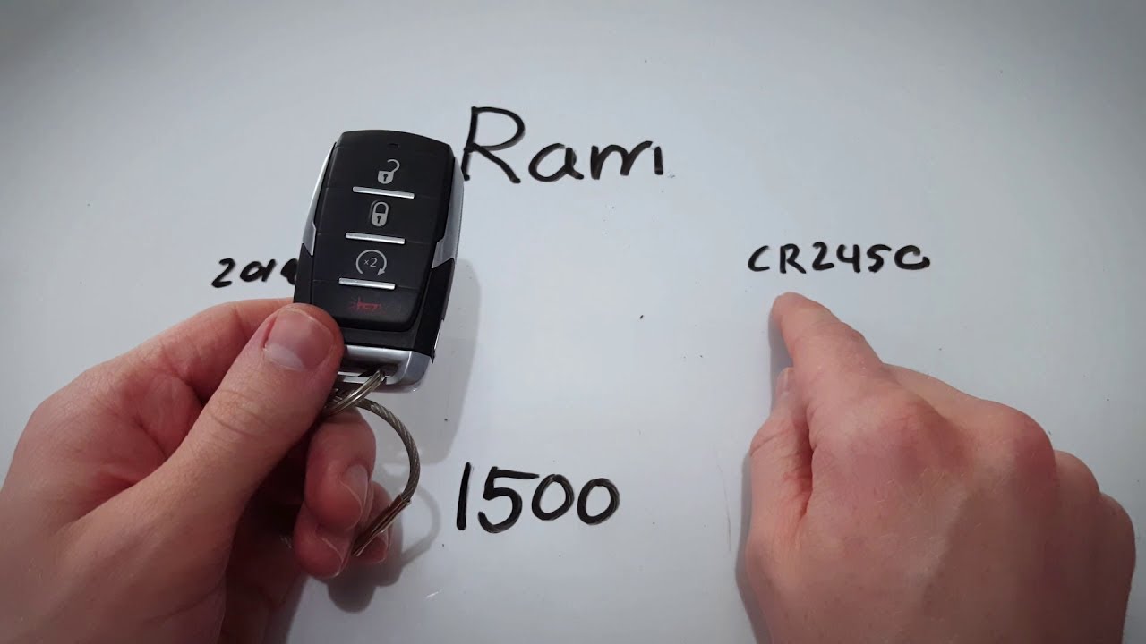 How to Replace the Battery in a Ram 1500 Key Fob (2019 – 2021)
