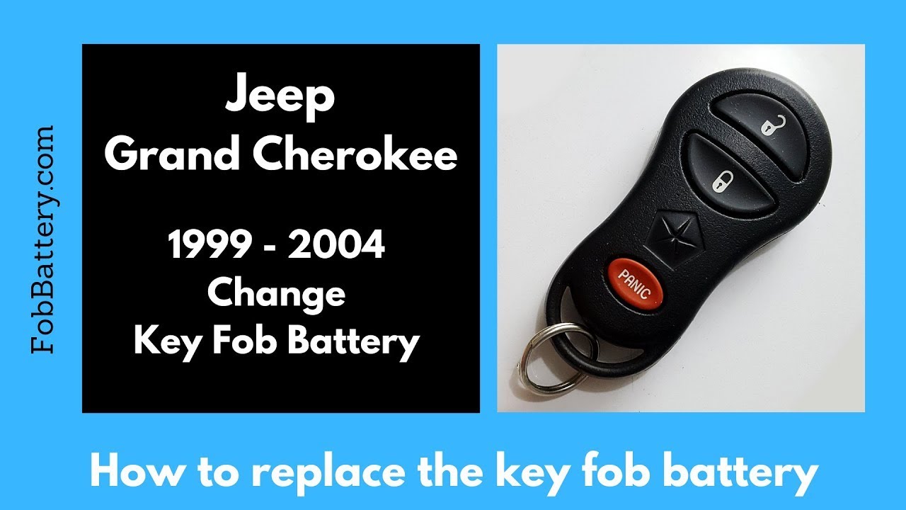 How to Replace the Battery in a Jeep Grand Cherokee Key Fob (1999-2004)