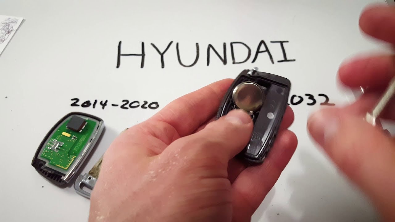 Hyundai Elantra Key Fob Battery Replacement Guide (2014 – 2020)