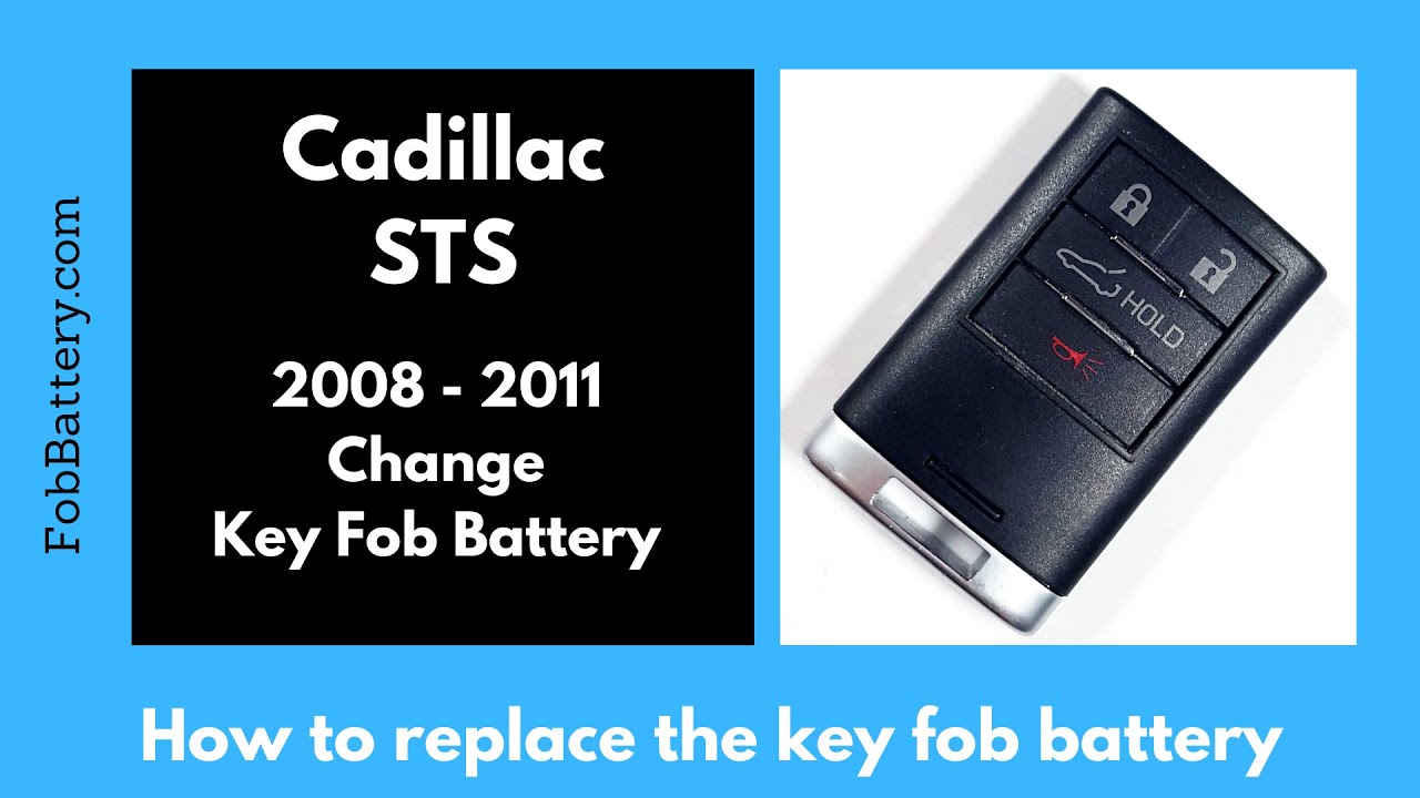 Cadillac STS Key Fob Battery Replacement (2008 – 2011)