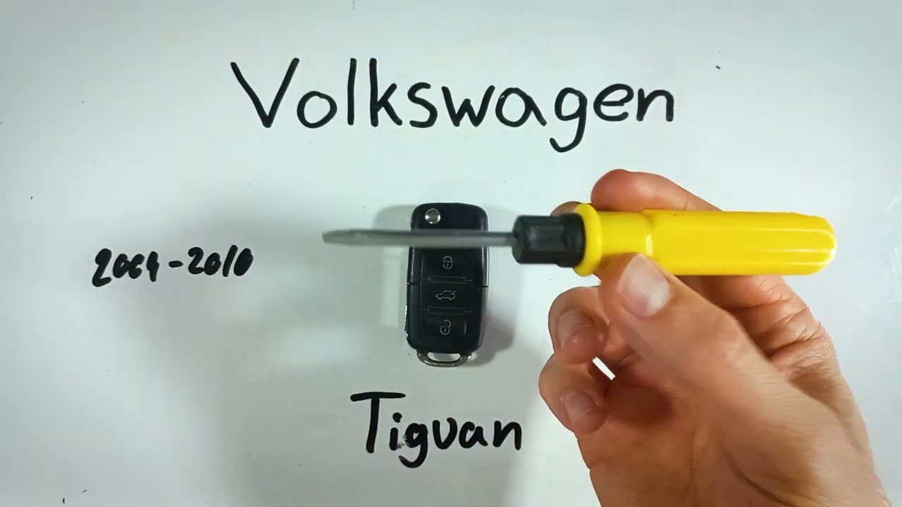 How to Replace the Battery in Your Volkswagen Tiguan Key Fob (2009 - 2010)