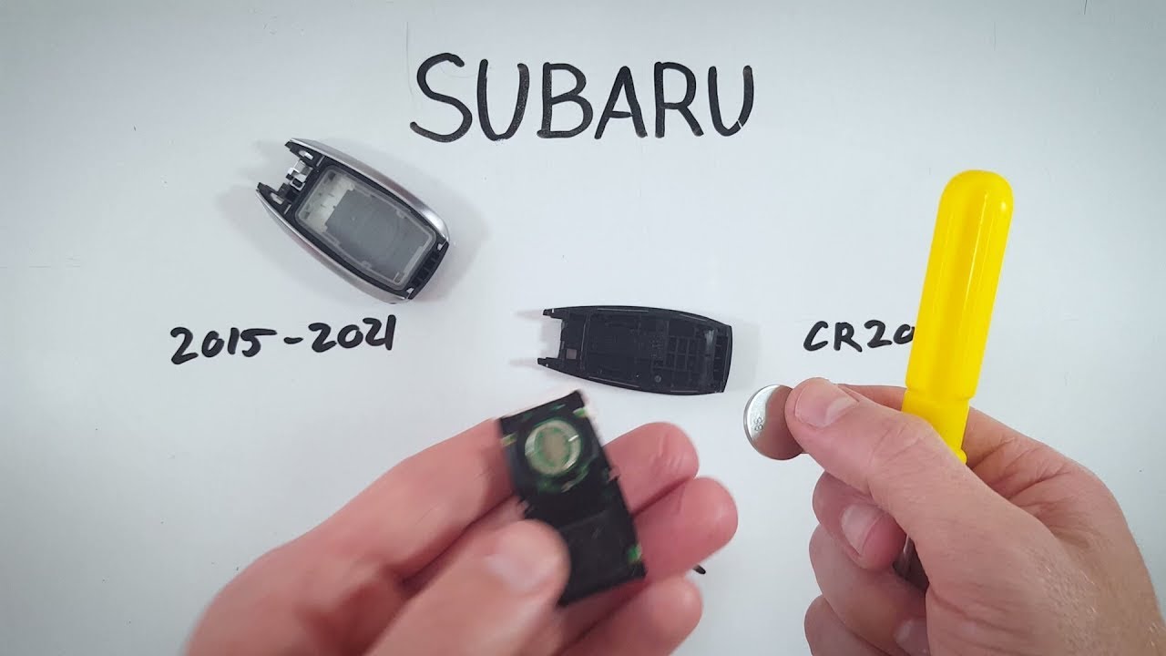 How to Replace the Battery in a Subaru Outback Key Fob (2015-2021)