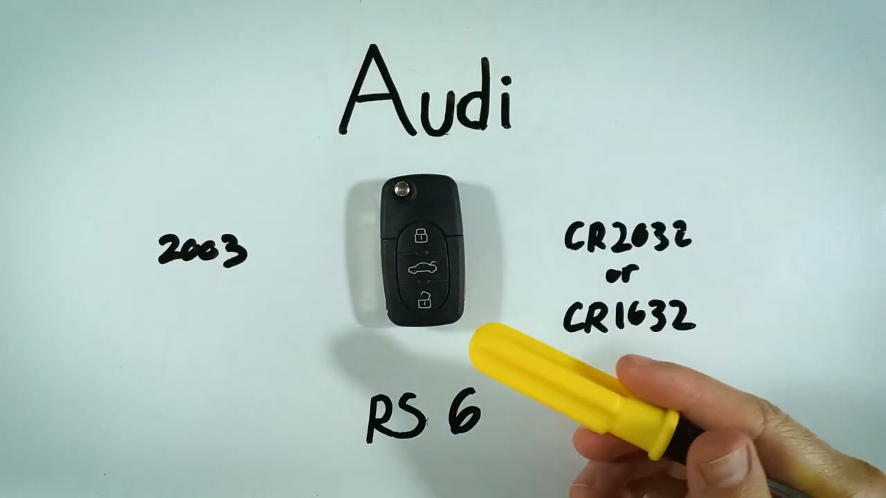 How to Replace the Battery in Your Audi RS6 Key Fob