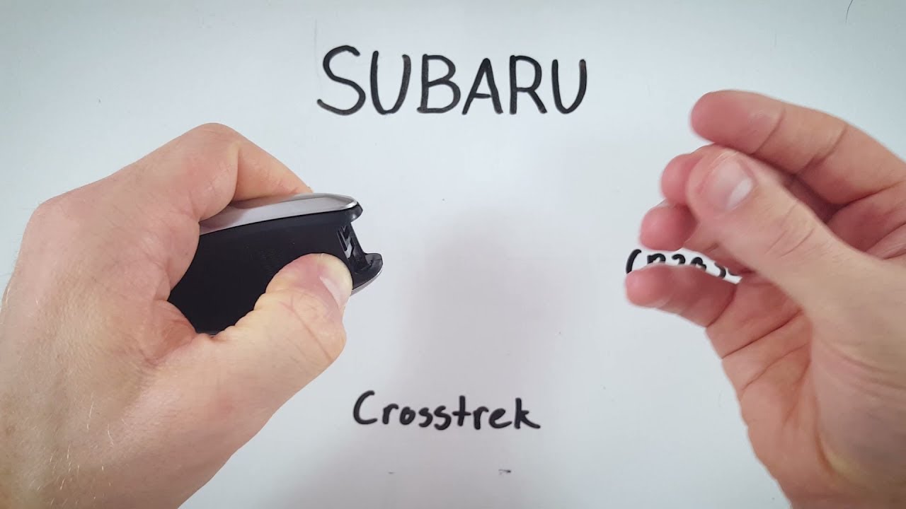 Subaru Crosstrek Key Fob Battery Replacement (2015 - 2020)