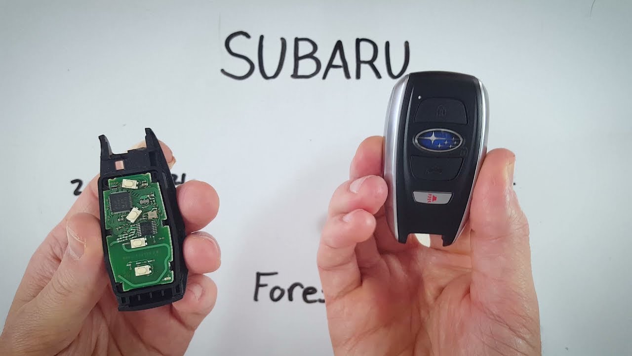 How to Replace the Battery in a Subaru Forester Key Fob (2016-2021)