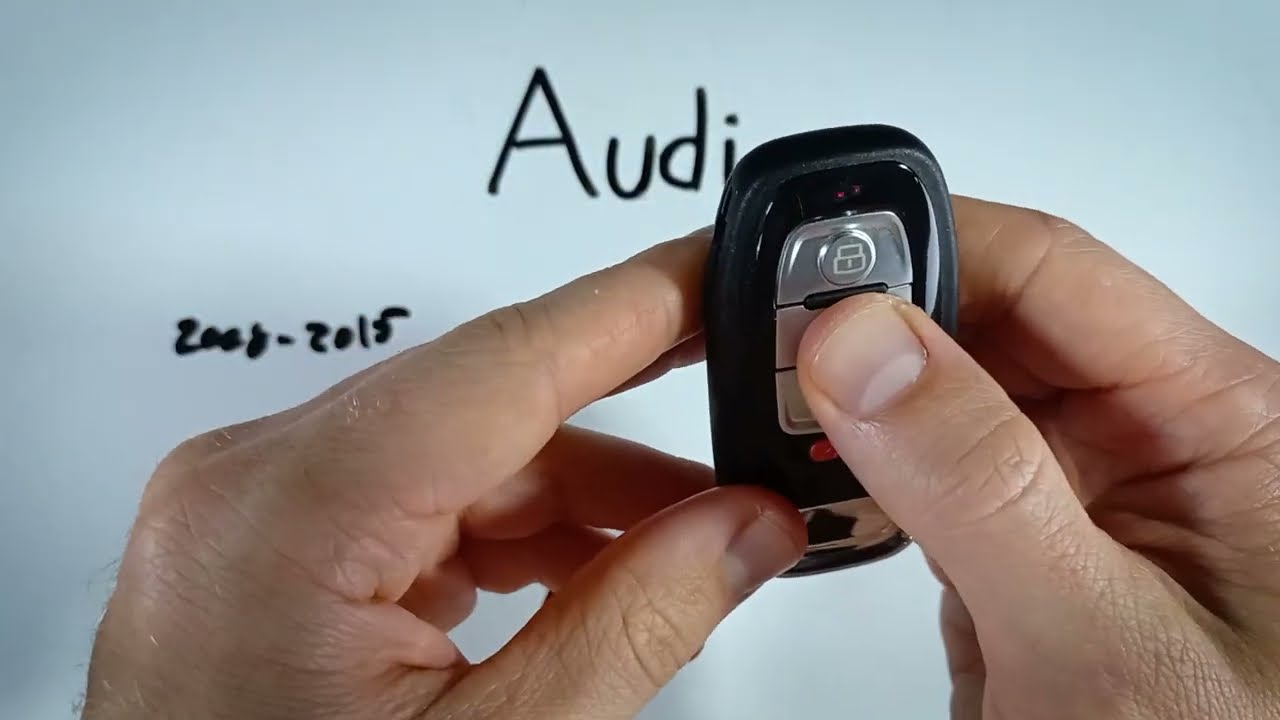 How to Replace the Battery in an Audi A5 Key Fob (2008-2015)