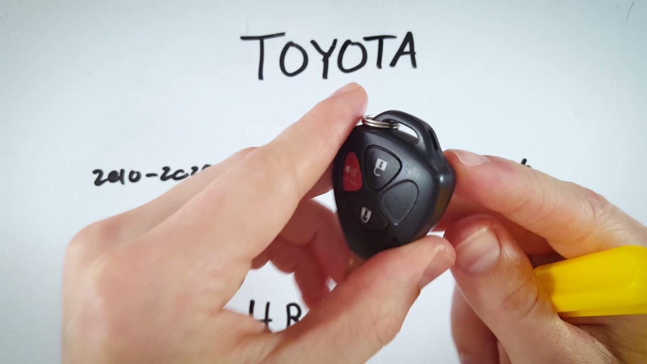 How to Replace the Battery in Your Toyota 4Runner Key Fob (2010 - 2020)