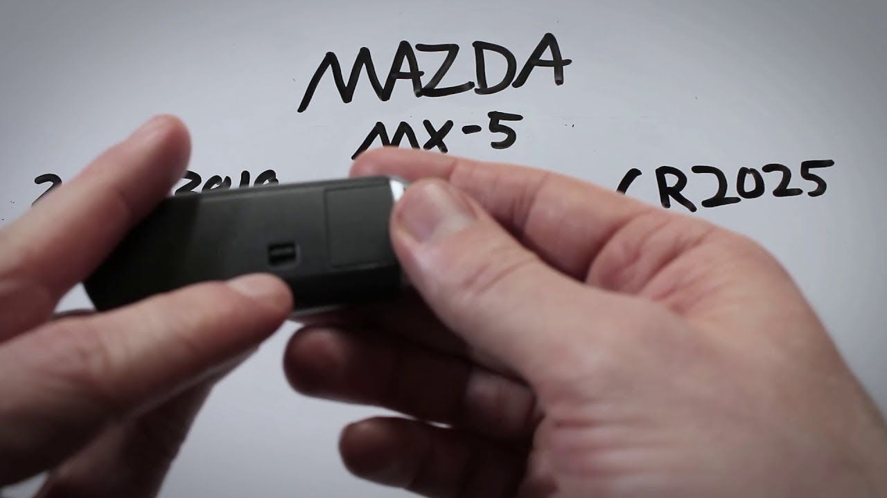 Mazda MX-5 Miata Smart Key Fob Battery Replacement (2016 – 2019)